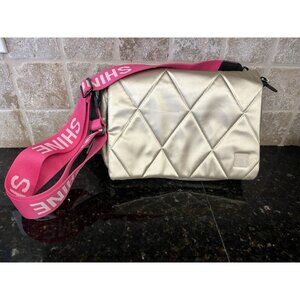 Shawn Killinger x IHKWIP Shoulder Bag w/ 1 Pink Strap Champagne
